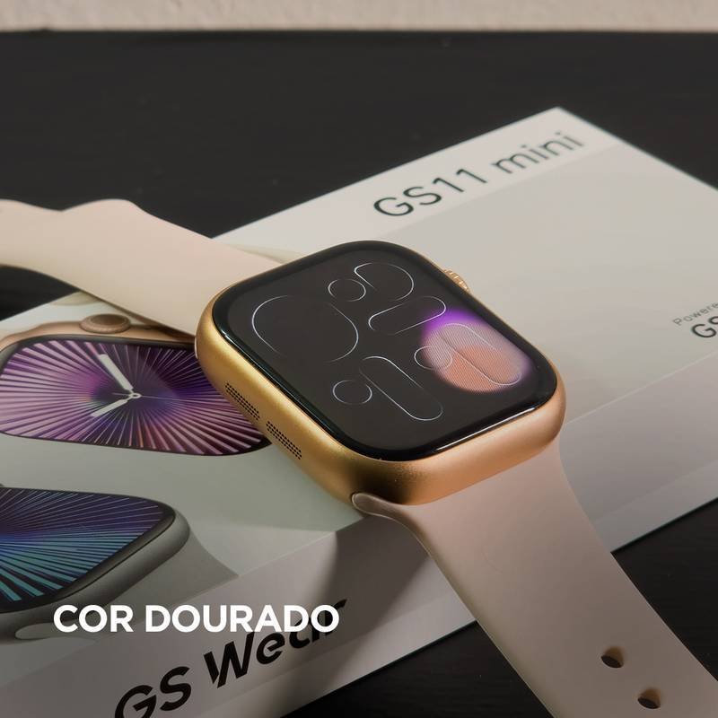 GS11 MINI | GSWEAR | Chamadas Bluetooth | NFC | Monitoramento de Saúde