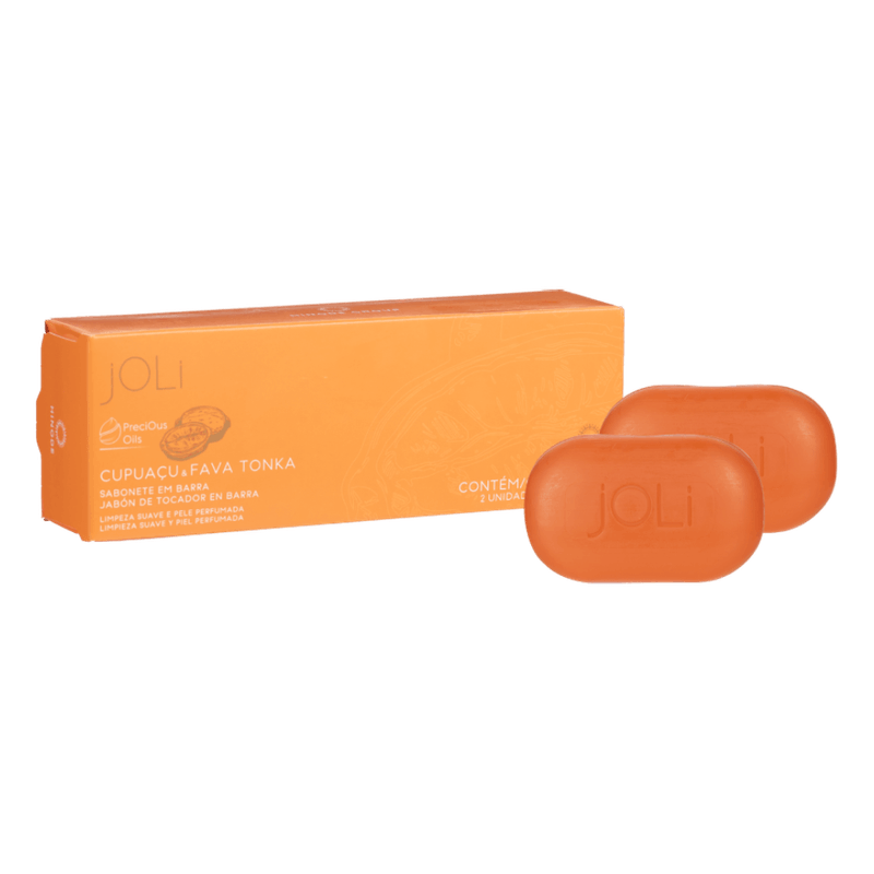 Hinode Sabonete em Barra Joli Cupuaçu e Fava Tonka com 2 Unidades - 90g