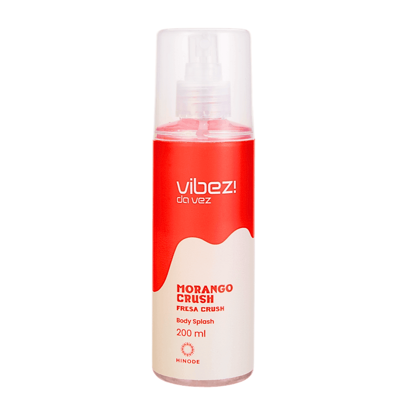 Hinode Body Splash Morango Crush Vibez da Vez - 200ml