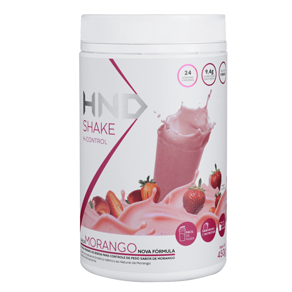 Hinode Shake H-Control Sabor Morango HND 450g