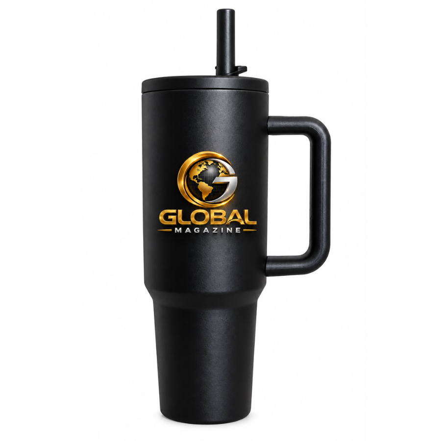 Garrafa de água 1,2L Preta - Global Magazine