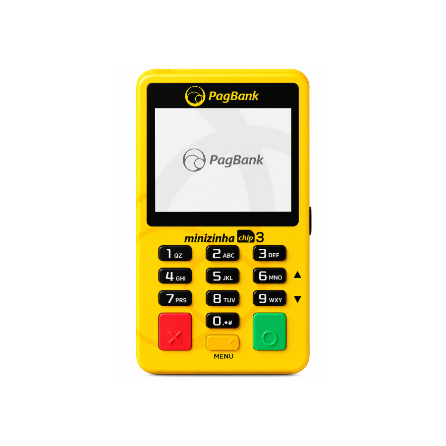 Maquininha minizinha chip 3 - Pagseguro